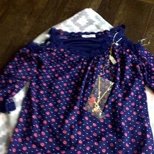 Girls Knit works blouse size 14. With V neck